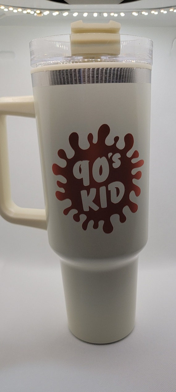 90s Kid 40oz Tumbler | 90s kid, Stanley cup, nickelodeon, 1990s, 90s