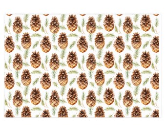 Digital Pinecone Artwork, Woodland Wall Print, Instant Download