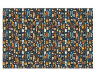 Digital Whiskey Artwork, Rustic Bar Wall Print, Instant Download
