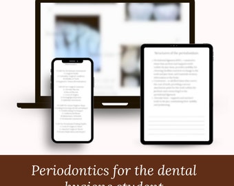 Periodontics Study Guide - Dental Hygiene Student Study Guide
