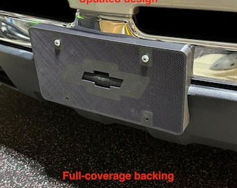 License Plate Spacer Bracket for 2003-2007 Chevy Silverado - Ensures Flat Mounting Surface, Easy Installation