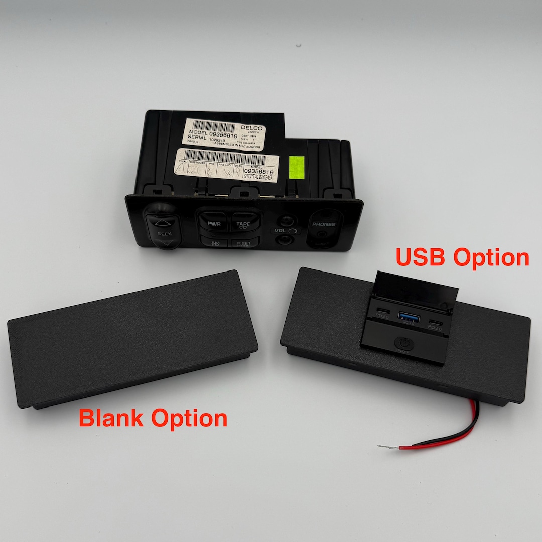 1999-2002 GMT800 Truck Center Console Control Delete Panel: With or ...