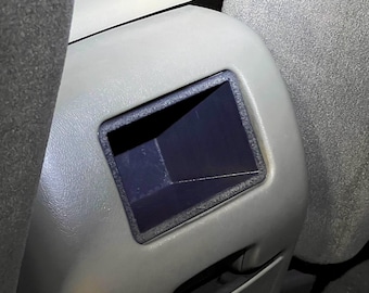 Vano portaoggetti posteriore per console centrale 03-06 (USB opzionale) per Silverado, Tahoe, Suburban, Avalanche, Sierra, Yukon, GMT800 2003-2006