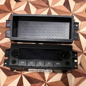 NNBS Center Console Rear Cubby Control Delete for 2007-2014 Silverado, Tahoe, Suburban, Avalanche, Sierra, Yukon, GMT900 Optional USB