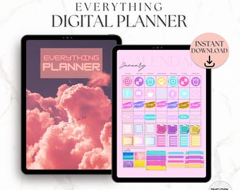 Digital Planner, Undated Planner, Goodnotes Planner, Ipad Planner, Digital Calendar