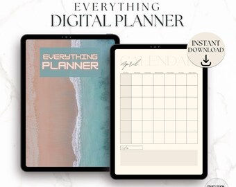Digital Planner, Undated Planner, Goodnotes Planner, Ipad Planner, Digital Calendar