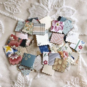 50+ Scallop Wallpaper Die Cuts: Small Journal Embellishments