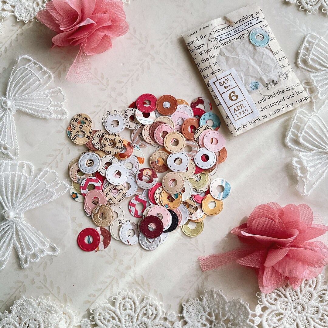 100 Rdie Cuts Punch Hole Reinforcements Die Cuts Die Cuts Etsy