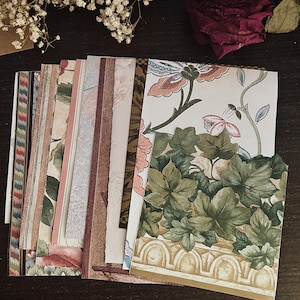 Wallpaper Sample Pack: Mixed Paper Craft Supplies