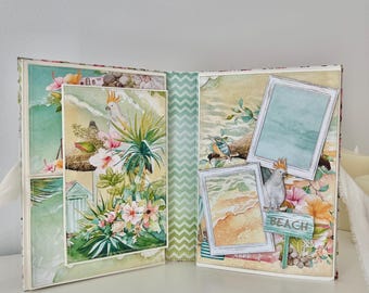 Handmade Floral Photo Album - Keepsake Memory Book for Mom