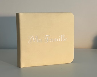 Personalized Mini Photo Album, Leatherette with Black Pages, 4x4