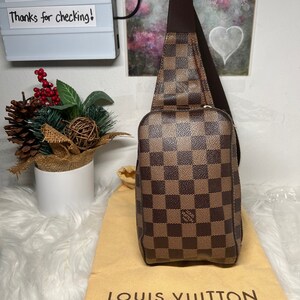 Louis Vuitton Brown, Pattern Print Damier Ebene Coated Canvas Pocket Organizer