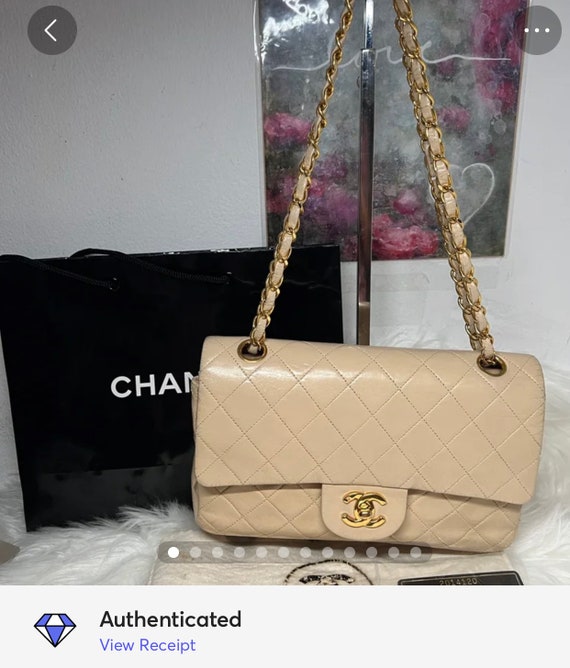 Chanel 1991 Vintage Light Beige Small Classic Double Flap Bag 24k GHW –  Boutique Patina