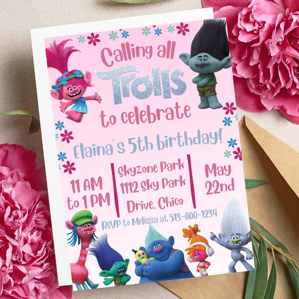Trolls Reward Chart Reward Chart for Kids and Toddlers Sticker Reward ...