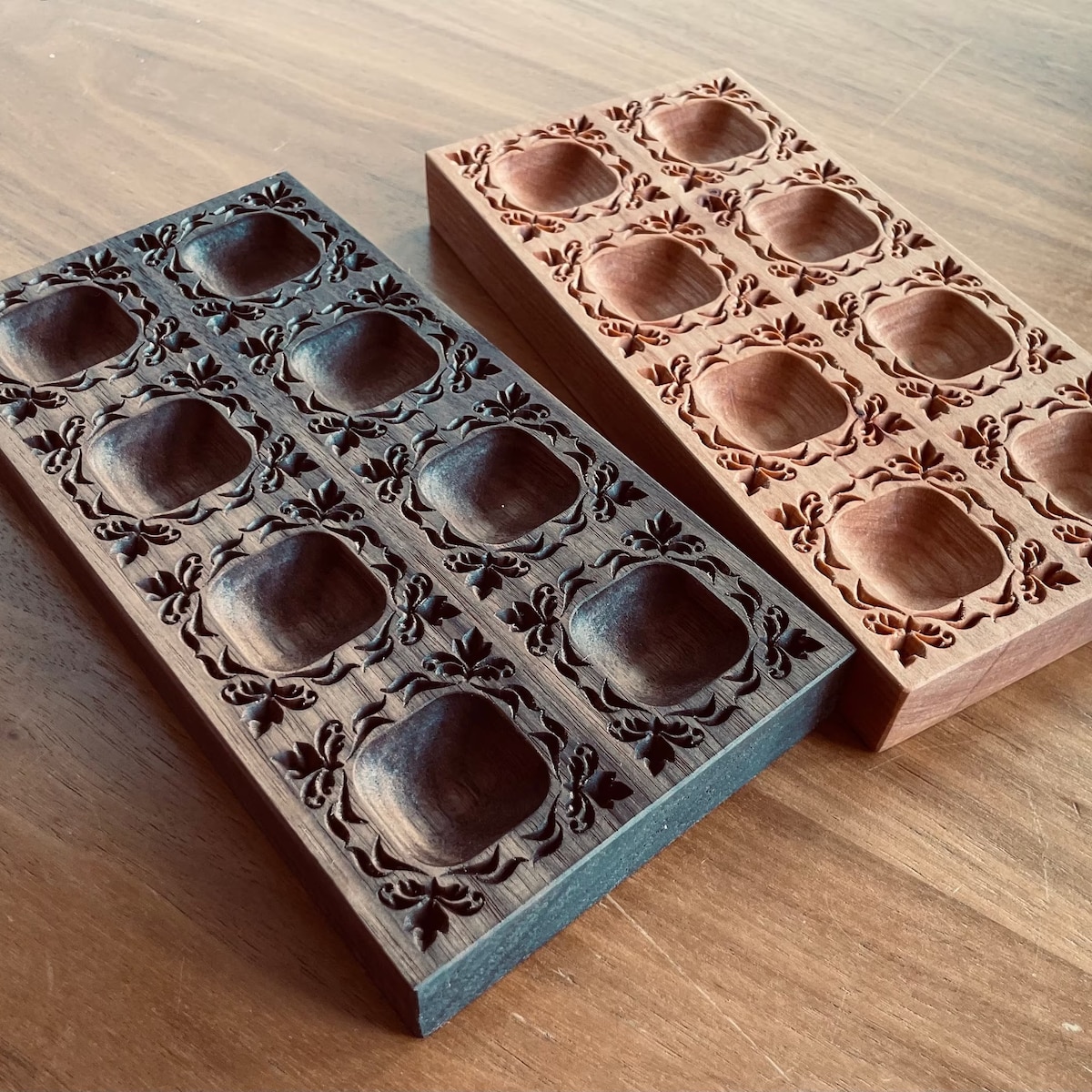 Wooden Pasta Profiling Board and Ravioli Mold, Two-Sided, Gnocchi, Garganelli, Cavatelli, Wedding, Housewarming gift