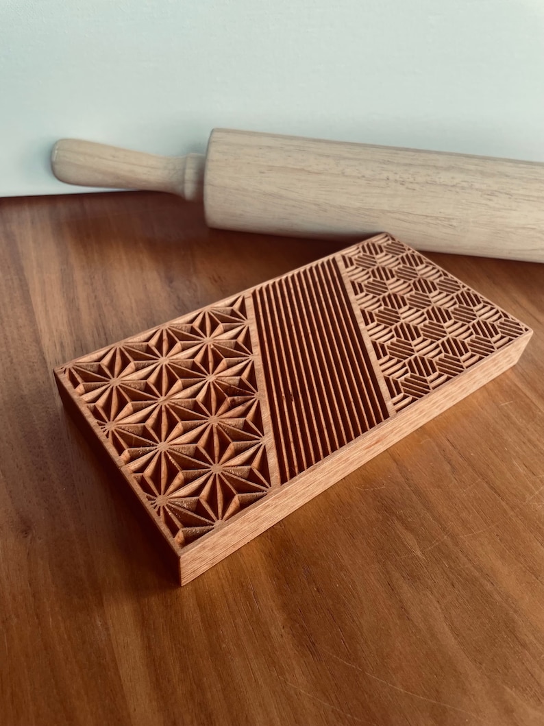 Wooden Pasta Profiling Board and Ravioli Mold Twosided Etsy