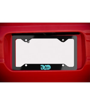 Custom Metal License Plate Frame, Personalized Auto Accessory, Stylish Car Decor, Great Gift for Car Lovers, Unique Holiday Present, Durable