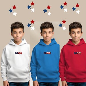 Youth Cozy Hoodie: Cotton-Poly Blend Kids Sweatshirt