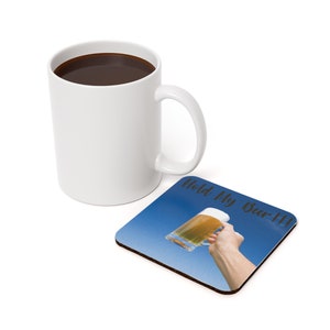 Cork Back Coaster Hold my Beer Coaster barware coasters, drinkware coasters, kitchen coasters,  home and living coasters