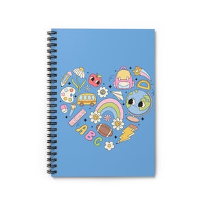 Spiral Notebook - Ruled Line Back to School