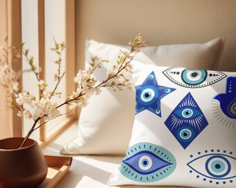 ハムサハンドピロー：ボヘミアンサードアイデザイン