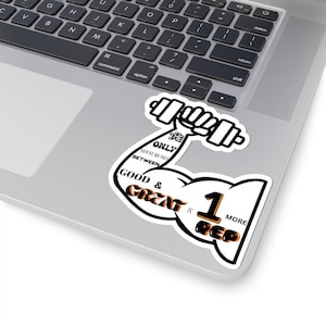 Motivational Fitness Stickers | Gym Decor, Workout Reminders, Fitness Journal Inserts, Gift for Fitness Lovers, Home Office Stickers