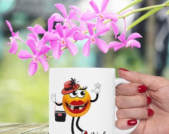 Whimsical Character Ceramic Coffee Mug: Fun Home Decor