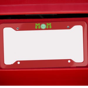 Nummerplaatlijst moeder, aangepaste auto-accessoires, cadeaus voor moeders, uniek autodecor, huis en tuin