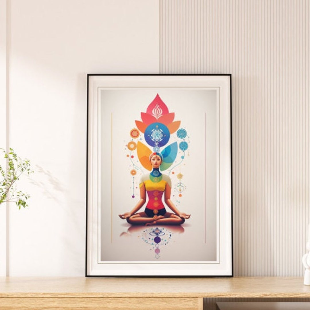 Digital Printable Art Meditation Wall Art Yoga Printable - Etsy