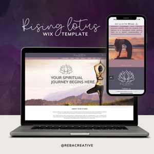 Yoga Studio Wix Website Template | Wellness Studio Wix Design