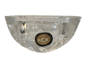 ロイヤルクリスタルロック RCR イタリア製 ガラス製 キャンドルホルダー 2.5インチ x 3.5インチ