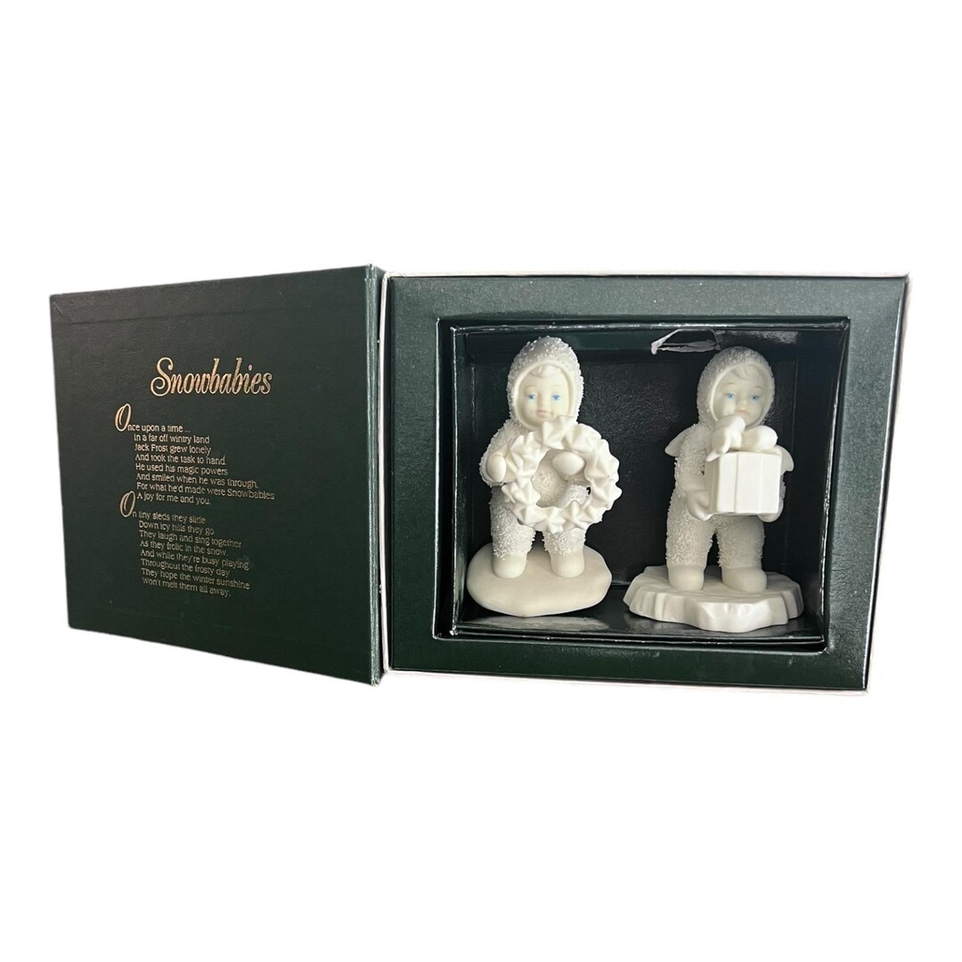 Dept 56 スノーベイビーズ フィギュア ウィンターテイルズ 2体セット