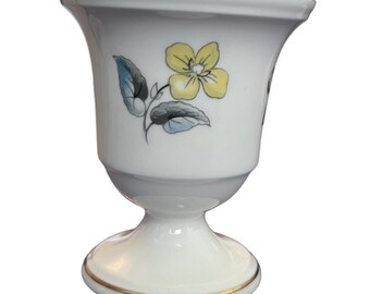 Wedgewood Floral Urn/Vase Royal Worcester Fine Bone China Made in England 51, 3" Tall