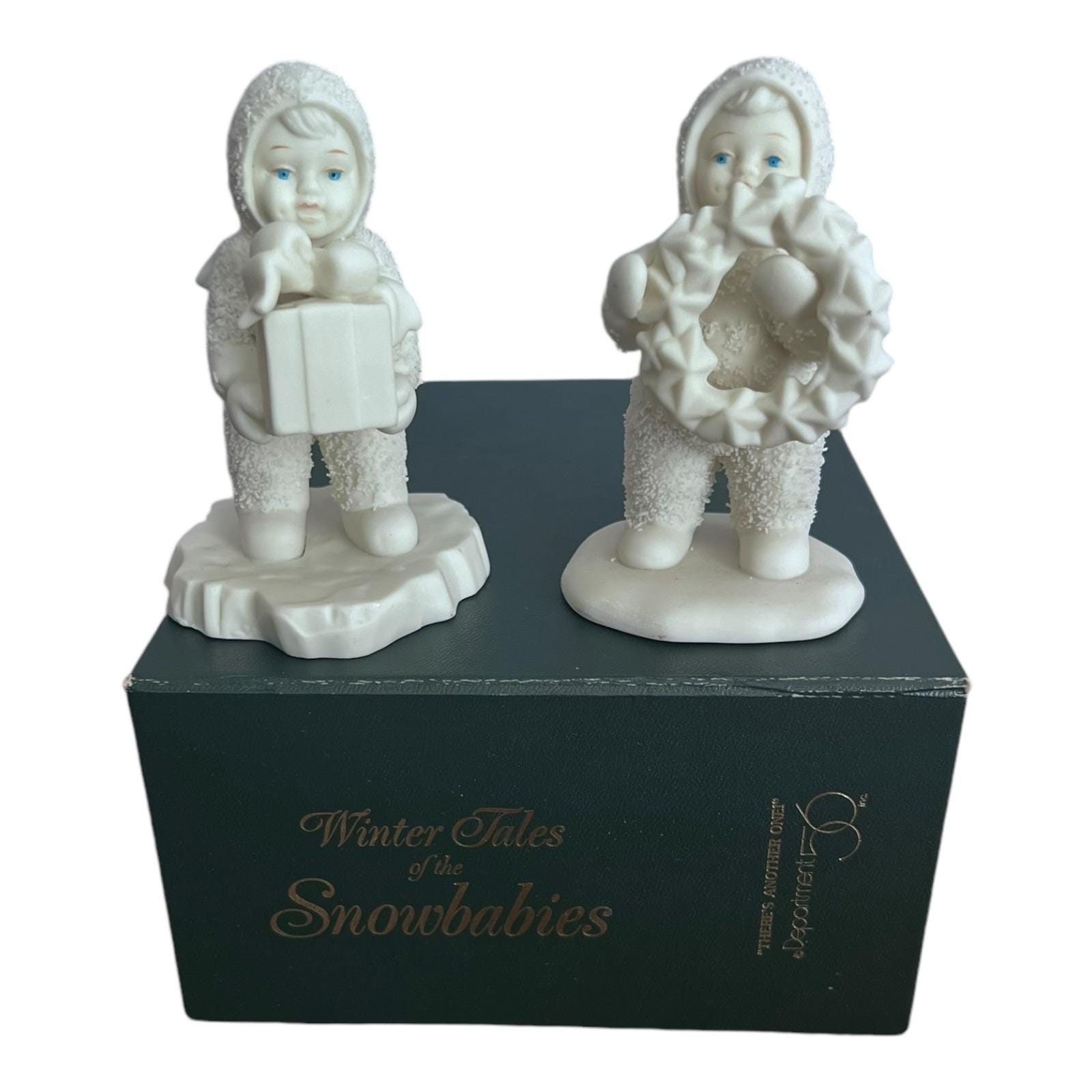 Dept 56 スノーベイビーズ フィギュア ウィンターテイルズ 2体セット