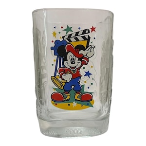 Walt Disney 2000 Millennium Mickey Mouse McDonalds Collectors Glass