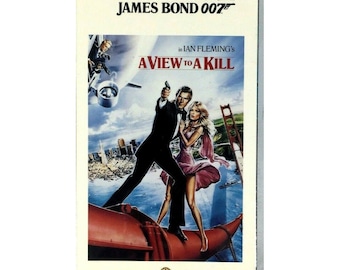 007 James Bond, A View to a Kill, VHS, 1985, Roger Moore, MGM/UA
