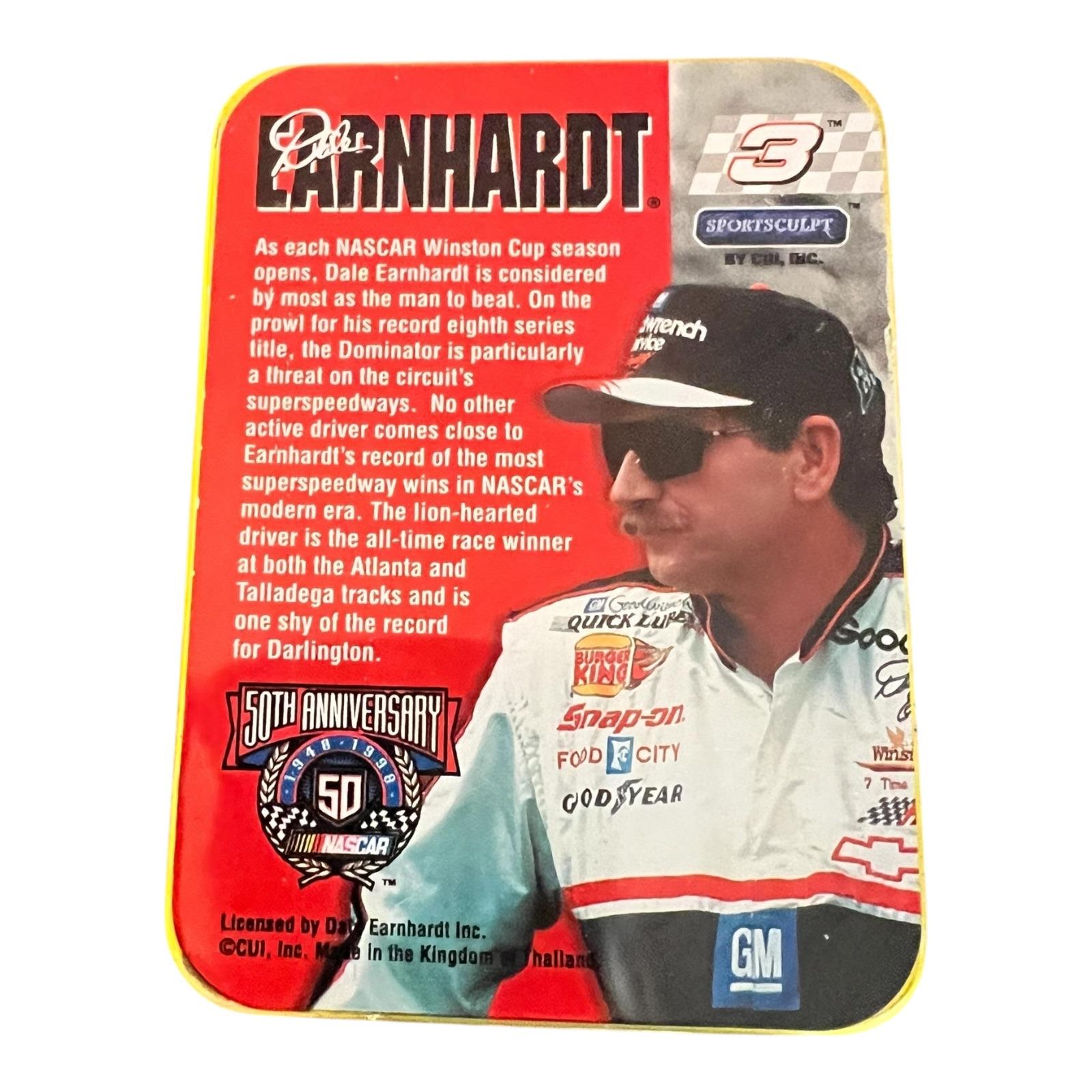 NASCAR 50周年1998年、故デイル．アーンハートの造形マグカップ