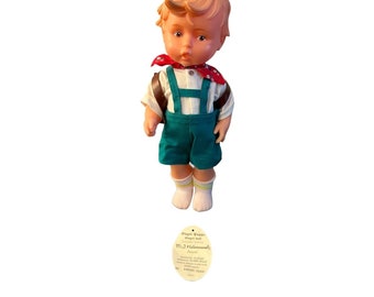M.I. Hummel Peterle Vinal Doll 11.5" Limited Edition 04684/20000 With Tag & Backpack