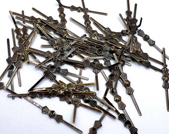 Bronze Tone 33mm Bowtie Chandelier Connectors - Pack of 50