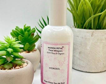 100% Organic Moroccan Rose Water Mist for Face and Hair - Unveil Natural Hydration and Soothing Aromatherap