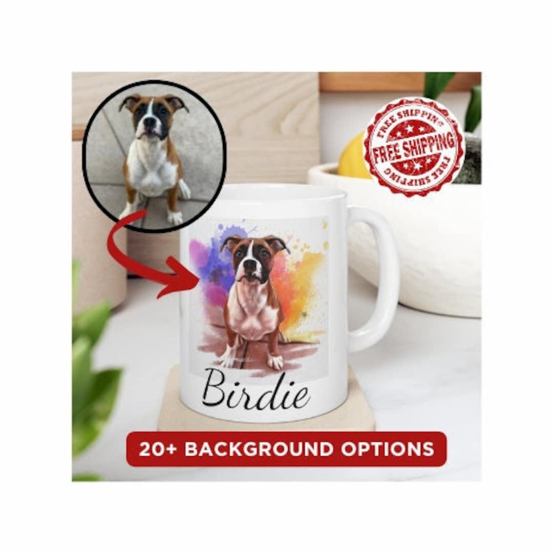 Personalized Dog Mug, Capture Your Furry Friends Charm With a Custom Dog Mug, Custom Pet Mug