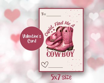 Cartes de cowboy western pour la Saint-Valentin - Notes d'amour cowboy cow-girl/cartes rustiques de la Saint-Valentin pour cow-boys et cow-girls/notes d'amour de la Saint-Valentin western