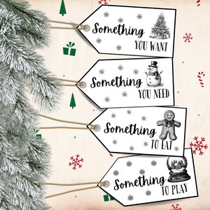 Festive Gift Tags For Everyone:Kids and Adults Holiday Labels/Charming Christmas Gift Tags/Your Ultimate Christmas Tag Set