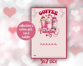 Porta tarjetas de café para San Valentín: un regalo de agradecimiento para los amantes del café.