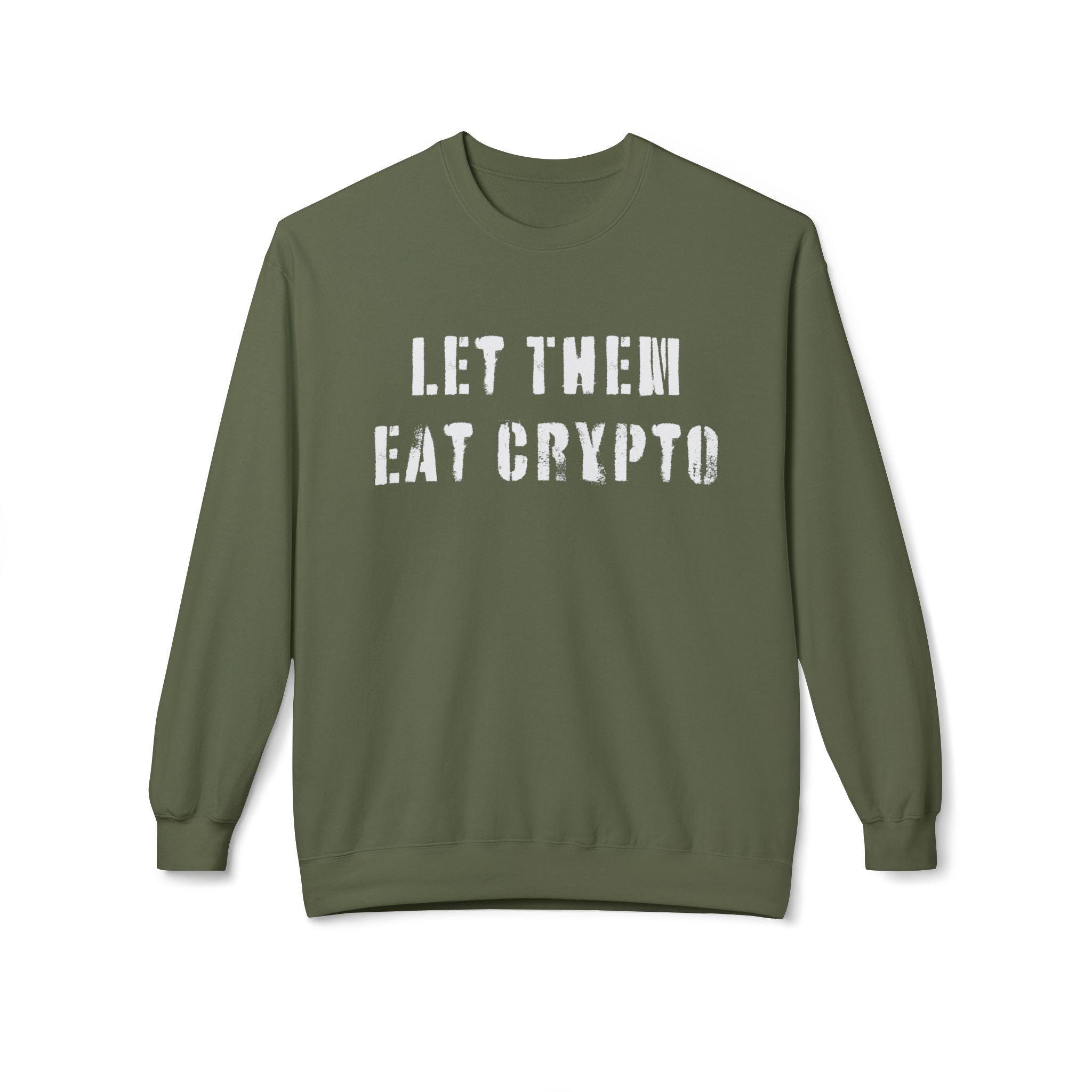 Let Them Eat Crypto Sweatshirt, Unisex Fleece Crewneck, Perfect for Crypto  Enthusiasts, Gifts for Tech Lovers, Ideal for Casual Outings, - Etsy New  Zealand