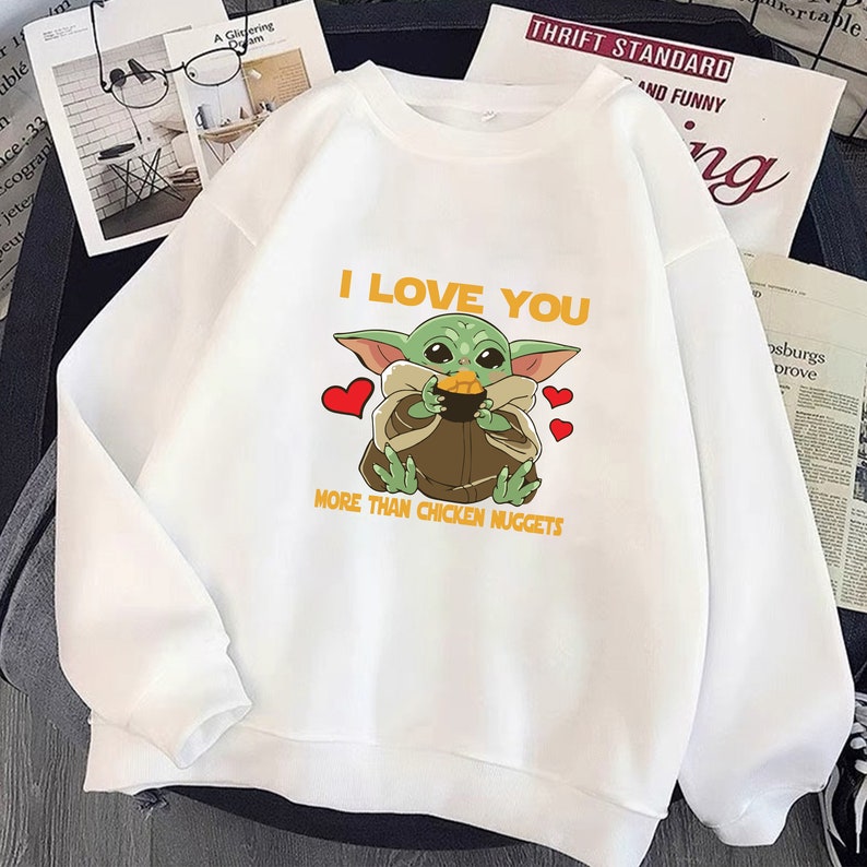 I Love You More, Baby Yoda, Customized Personalized Shirts, Valentine's Day Customized Names