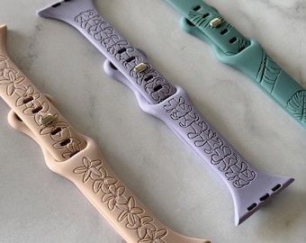 Slim Hawaiian Style Apple Watch Compatible Band