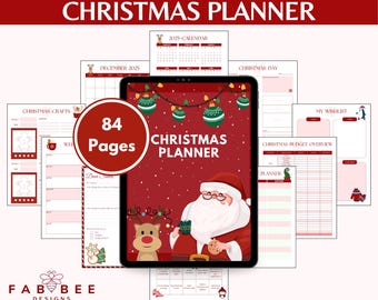 Ultimate Christmas Digital Planner: 84-Page Holiday Organizer (Printable & Digital)