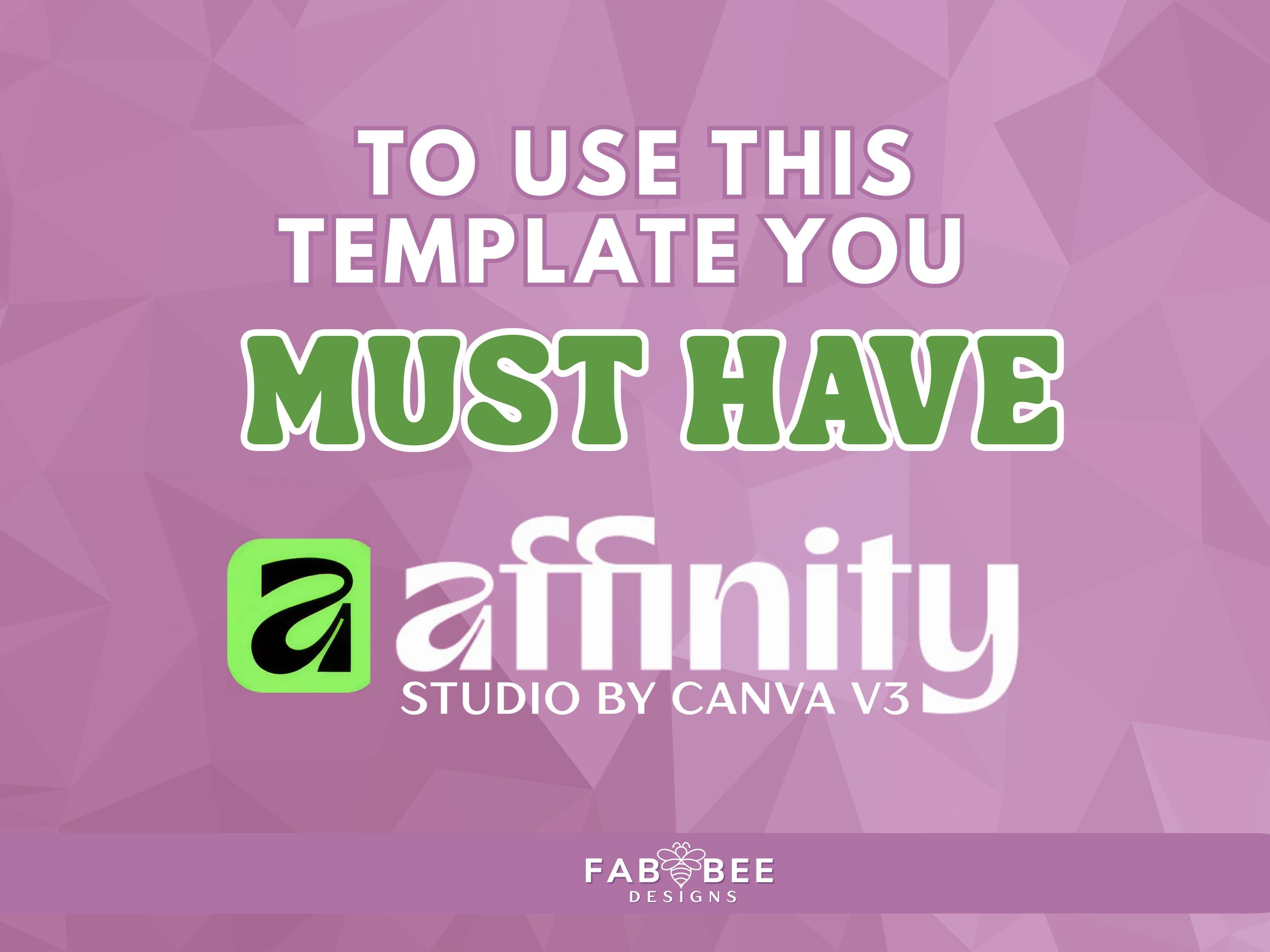 Planner Template Bundle for Affinity Studio V3 | Yearly, Monthly ...