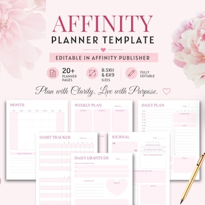 Affinity Planner and Journal Template Bundle